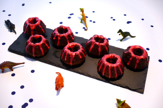 Vulkan Muffins Dinosaurier Geburtstag
