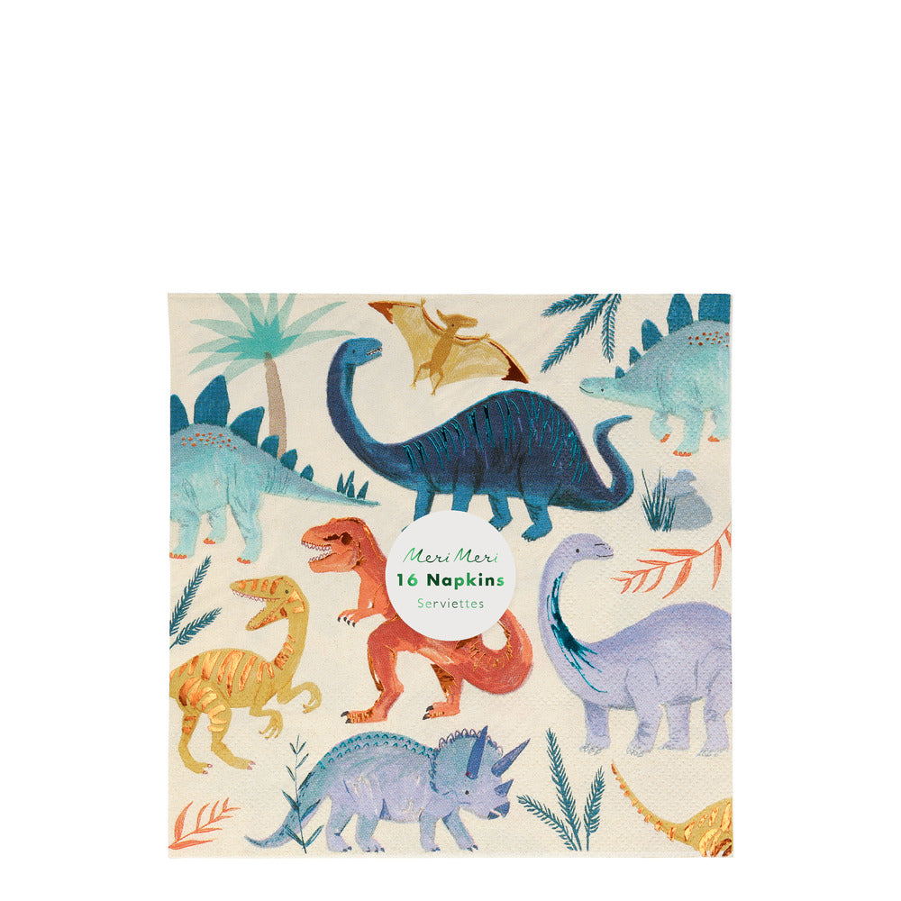 Meri Meri Dino Party Geburtstag Servietten