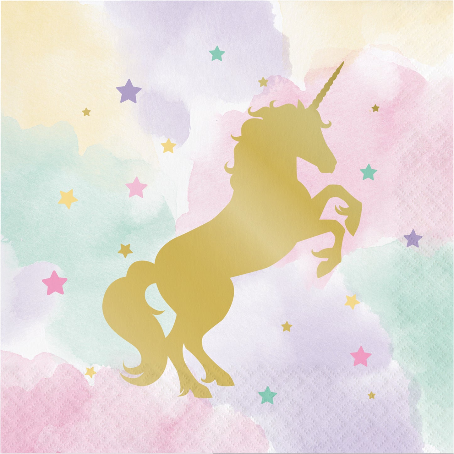 Goldenes Einhorn Party Servietten Geburtstag Deko