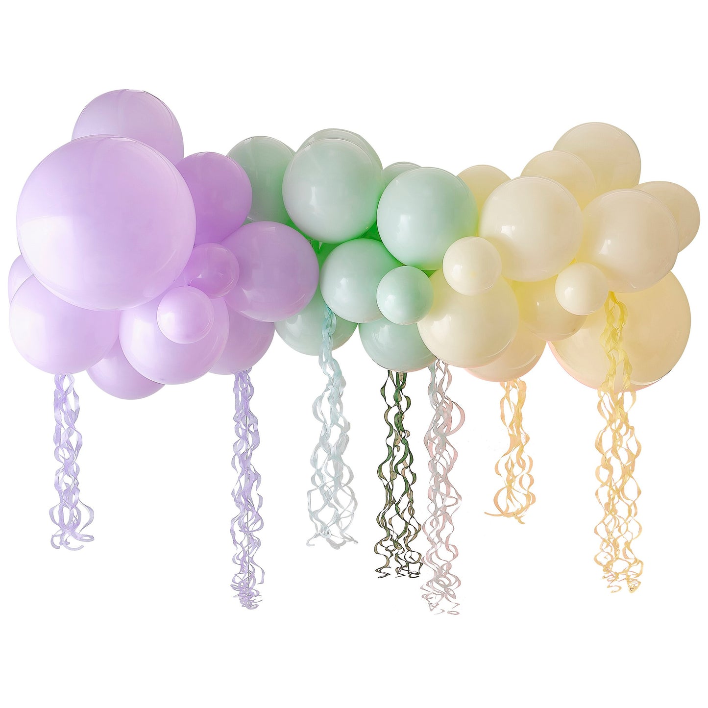 Ballongirlande Regenbogen Pastell Ginger Ray
