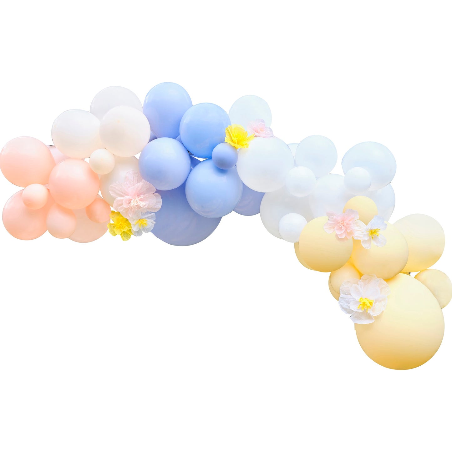 Ballongirlande Ginger Ray Pastell Frühling mit Blumen