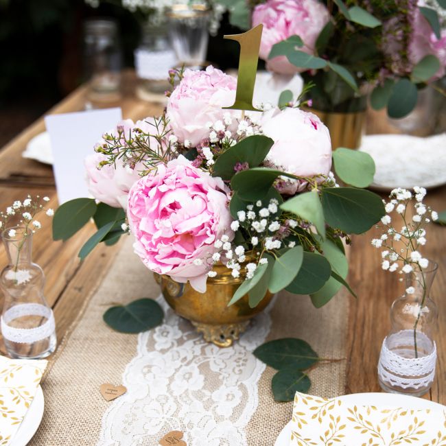 Caketopper Tischnummern Zahlen 0-9 Gold Metallic Tortendeko Tortenstecker Hochzeit Tische