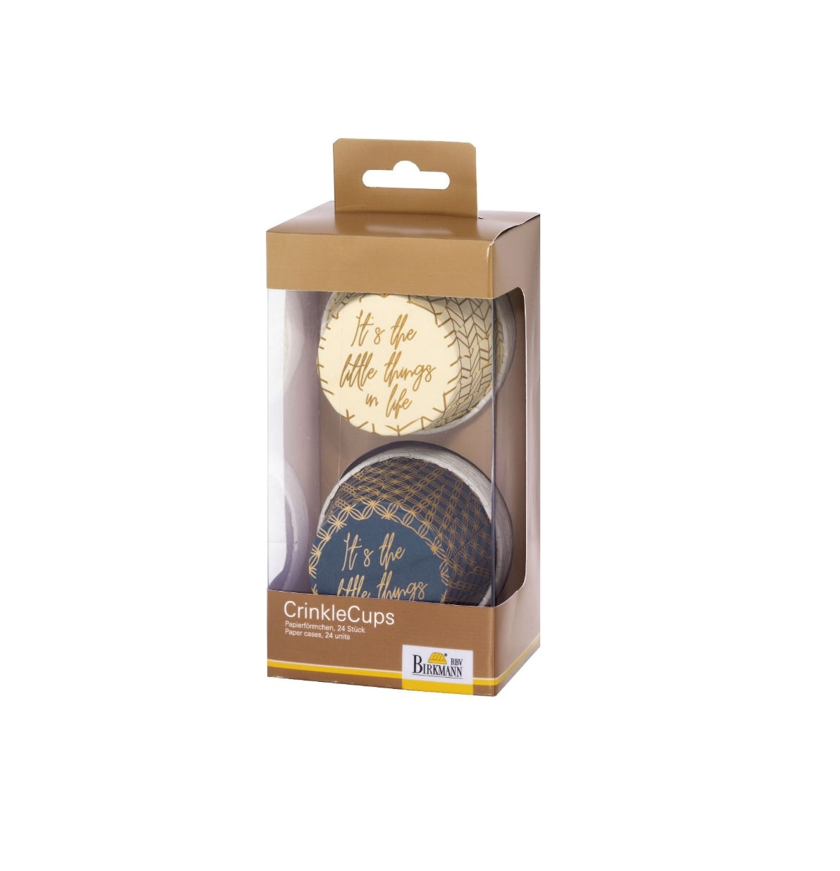 Crinkle Cups Muffinförmchen Snacks Fingerfood Blau Navy Gold Silvester Cupcakes Backen