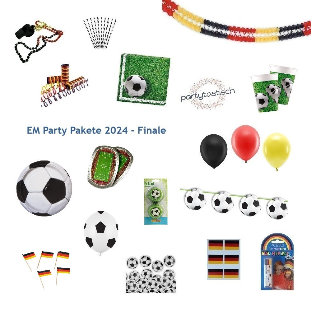 EM Party Paket Set Deutschland Party Fußball Europameisterschaft Dekoration