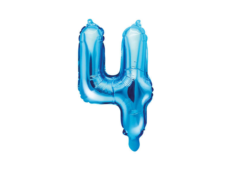 Zahlenballon Blau 35cm