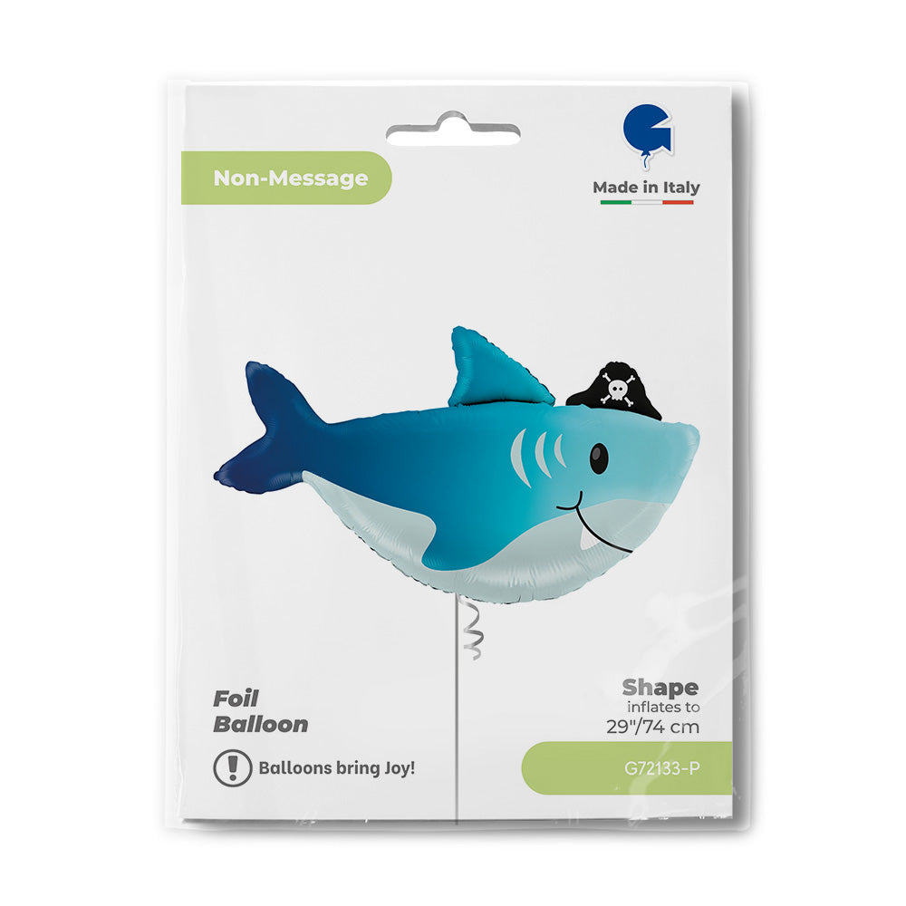 Folienballon Unterwasser Party Piraten Geburtstag Hai