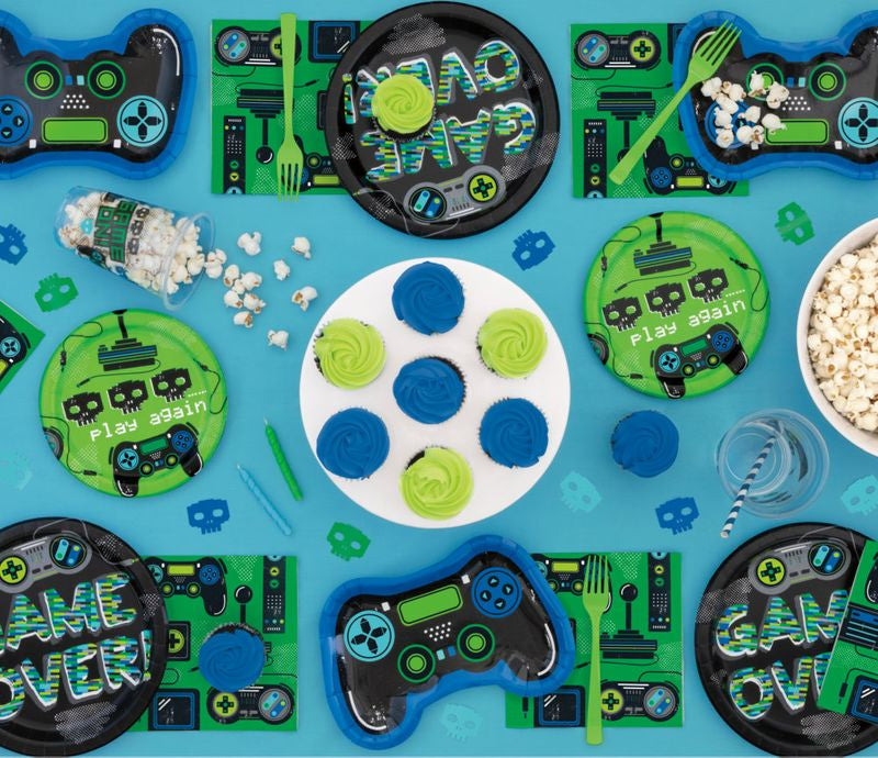 Gaming Party Paket Set Geburtstag Dekoration