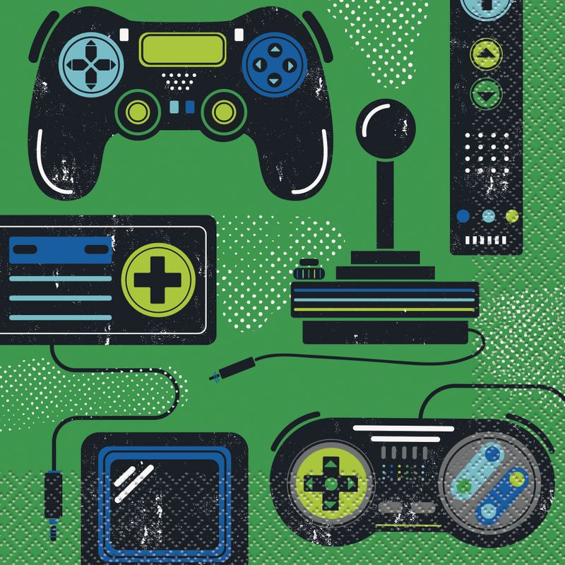 Gaming Party Servietten Controller