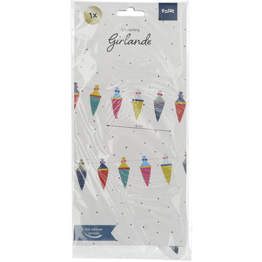 Girlande Einschulung Schultüten Schulanfang