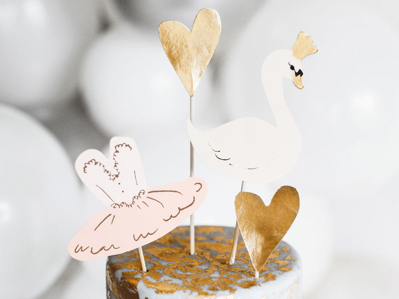 Ballerina Schwan Caketopper Kindergeburtstag Kuchendeko