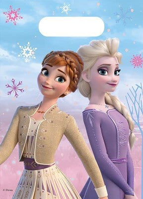 Elsa und Anna Eiskönigin Frozen Spirit Wind Mitgebsel Tüten Plastiktüten