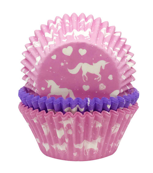 Muffinförmchen Einhorn Geburtstag Rosa Lila