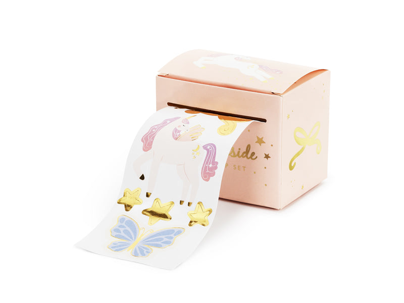 Einhorn Kindergeburtstag Mitgebsel Gastgeschenke Sticker Aufkleber