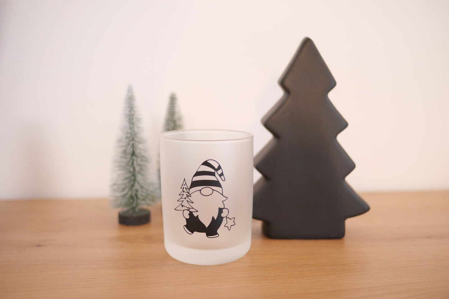 Weihnachtsgeschenk Wichtelgeschenk Tannenbaum Figur Frohe Weihnachten Partytastisch Schwarz Mitbringsel