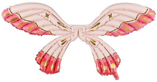 Folienballon Schmetterling Flügel Rosa