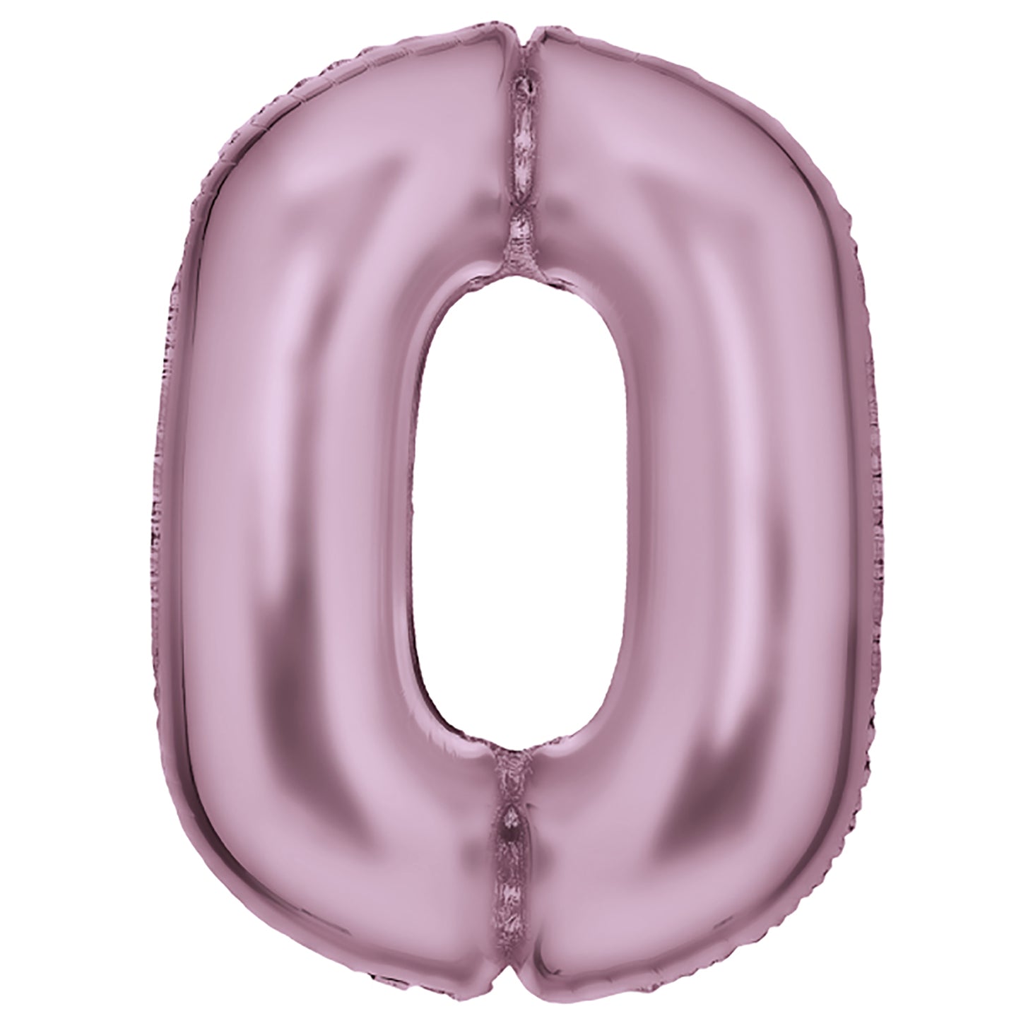 Zahlenballon Silk Lustre Pastel Pink