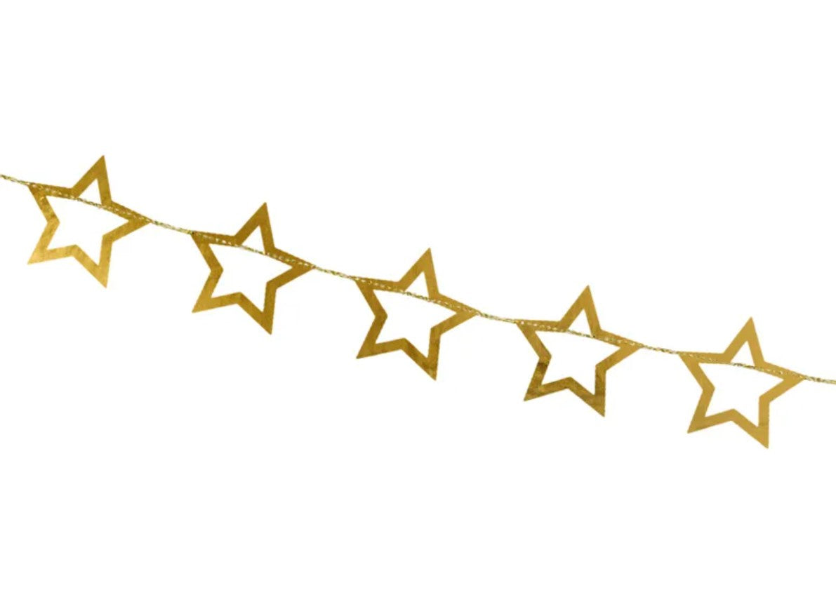 Girlande Stern Gold