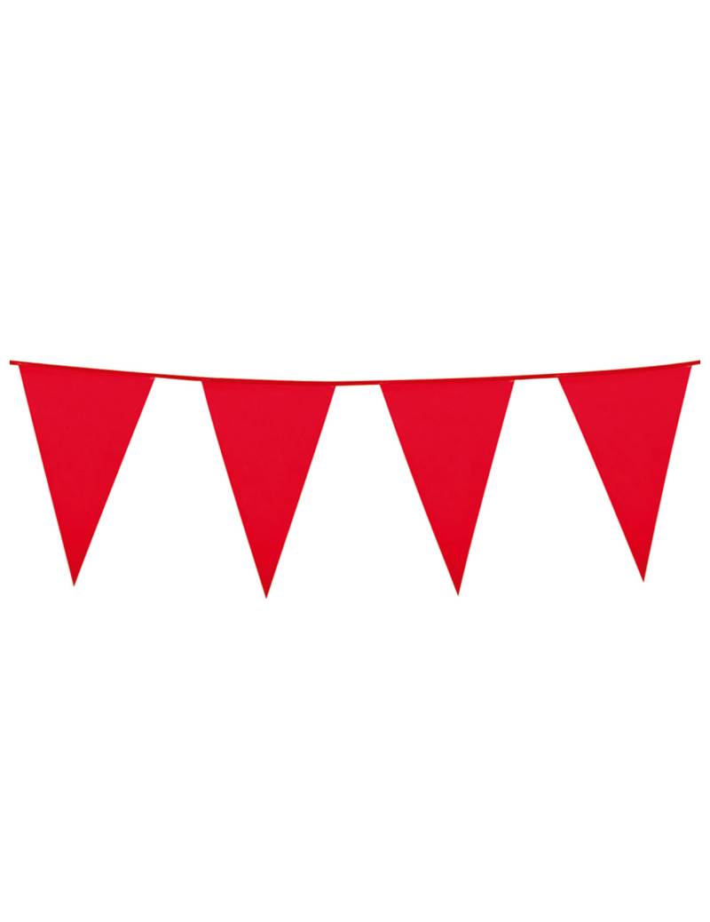 Wimpelgirlande Rot Piraten Party