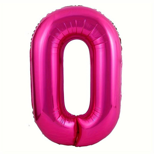 Zahlenballon 86cm Pink