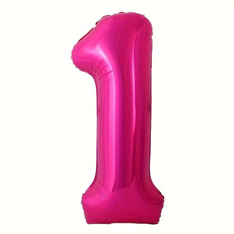 Zahlenballon 86cm Pink