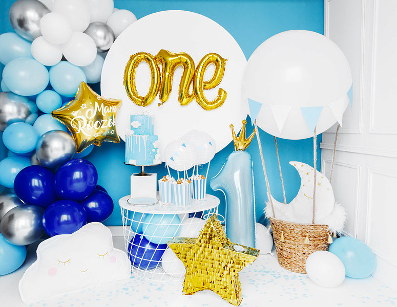 One Folienballon Schriftzug Gold
