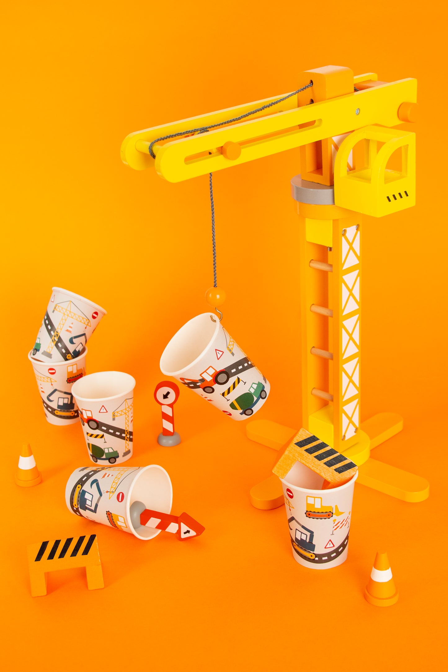 Under Construction Partybecher