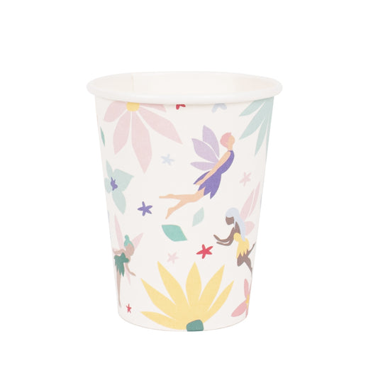Partybecher Pappbecher Fee Feen Party Geburtstag My Little Day Pastell Blumen