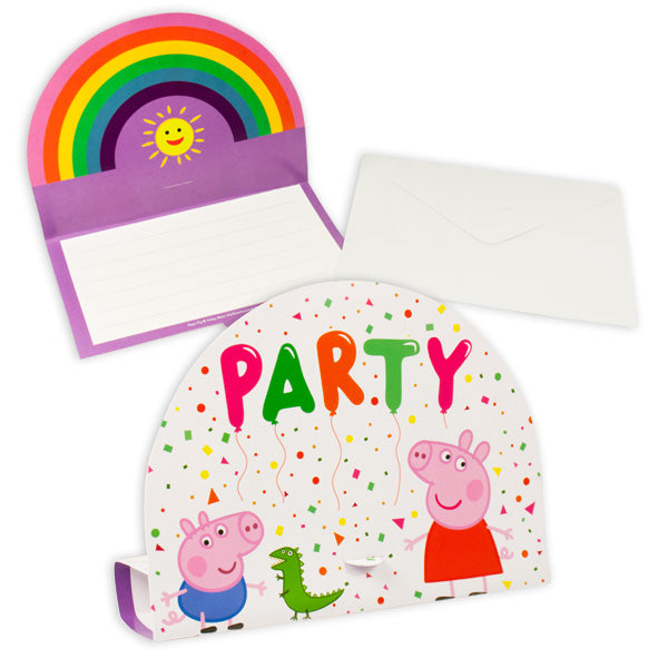 Einladungen Peppa Party