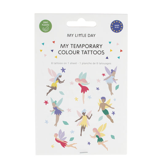 Tattoos Feen Party Mitgebsel Gastgeschenk Geburtstag Kindergeburtstag Märchenhaft Pastell