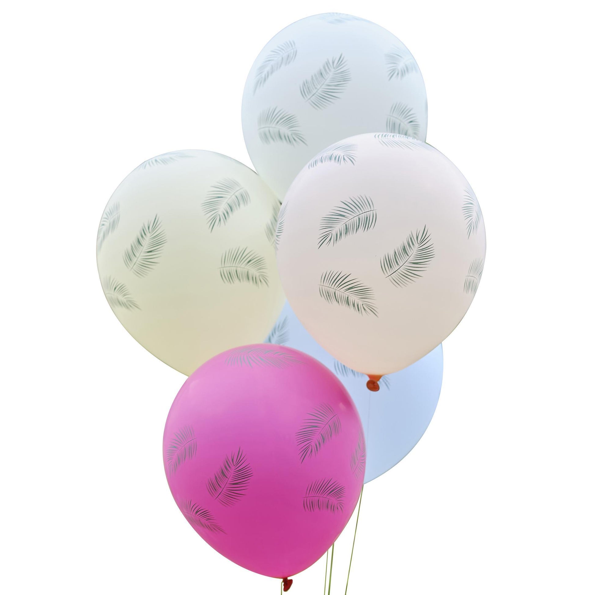 Tropical Party Palmblätter Hawaiiparty Sommerparty Gartenparty Luftballons Latexballons