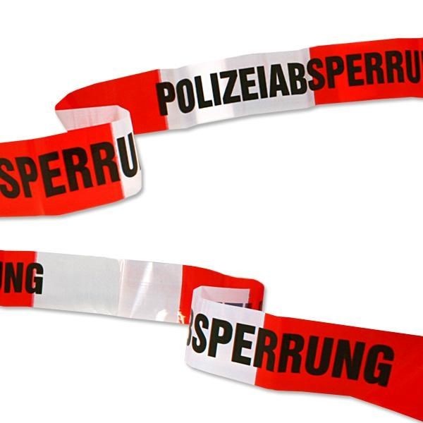 Polizei Party Kinder Geburtstag Absperrband Absperrung Dekoration