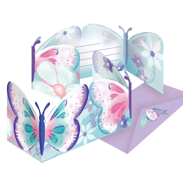 Einladung Schmetterling Party Geburtstag