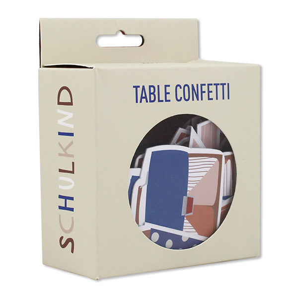 Einschulung Konfetti Ranzen Stifte Blau Braun Hund Katze Schulstart Deko Schulkind Schulanfang