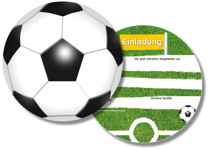 Einladung Fußball Party Geburtstag Soccer