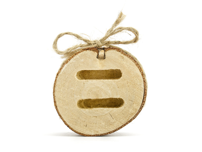 Ringhalter Ringkissen Hochzeit Zeremonie Baumscheibe Holz