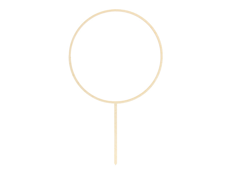 Caketopper Holz Kreis Hochzeit Geburtstag