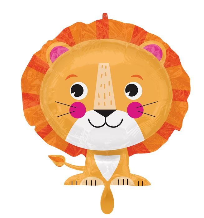 Zirkus Party Geburtstag Folienballon Löwe