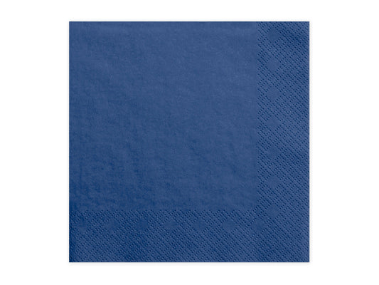 Servietten Blau Navy Dunkelblau Marineblau