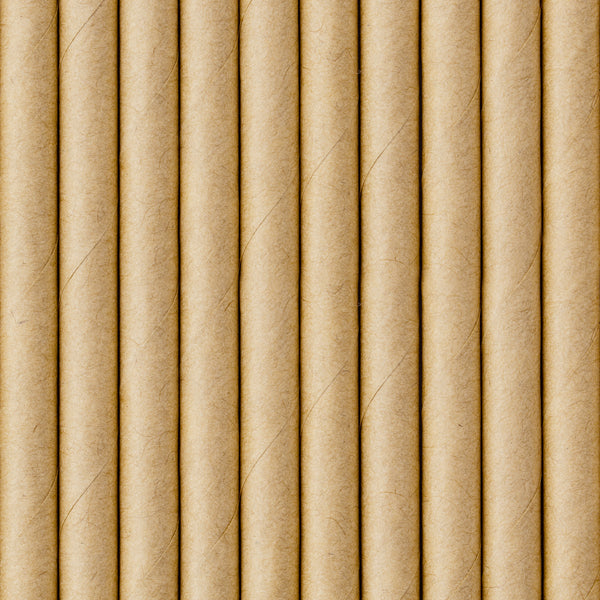 Papiertrinkhalme Kraftpapier
