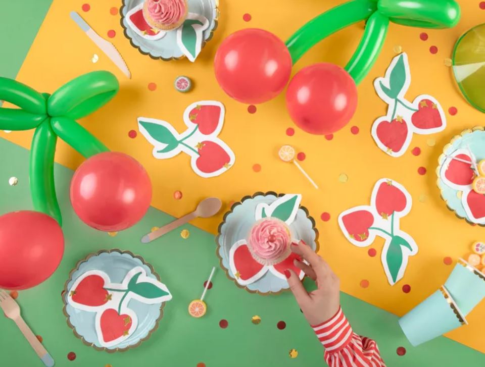 Servietten Kirsche Sommer Party