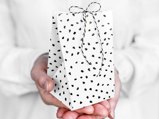 Dino Mitgebsel Tüte Schwarz Weiss