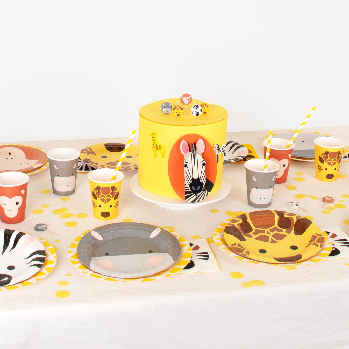 Dschungel Party Kinder Geburtstag Safari Partybecher Pappbecher