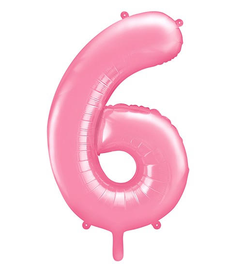 Zahlenballon Rosa