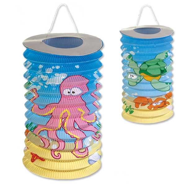 Party Geburtstag Dekoration Ocean Unterwasser Meeres Delfin Laterne Hängedeko