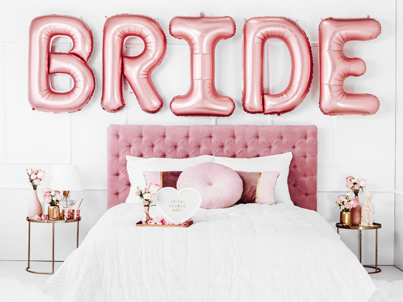Junggesellinnenabschied Dekoration Bridal Party Bride to be Rosegold