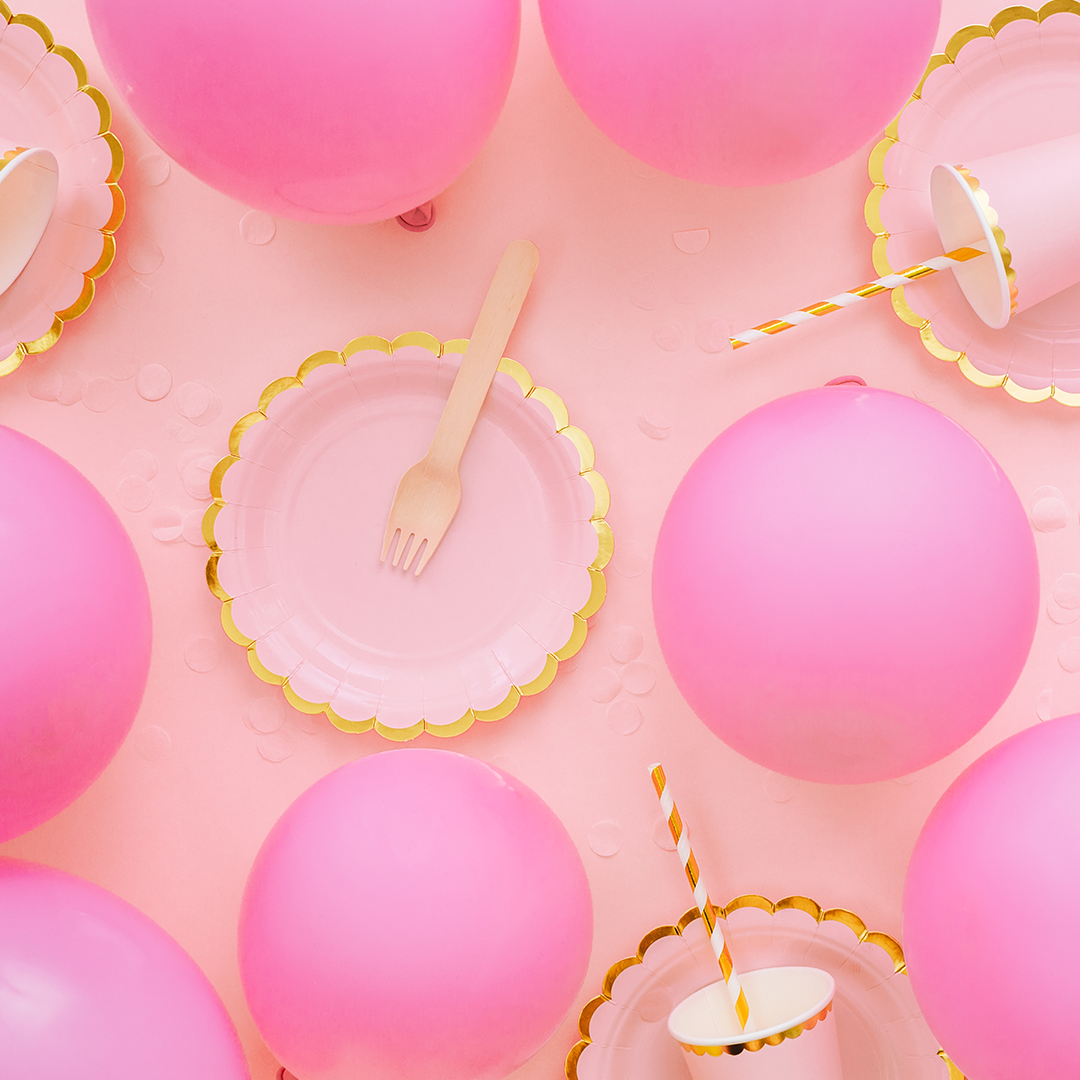 Dekoration in Rosa / Pink