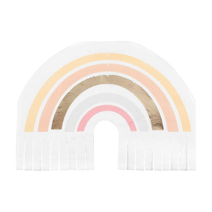 Regenbogen Servietten Boho Gold Kindergeburtstag Party