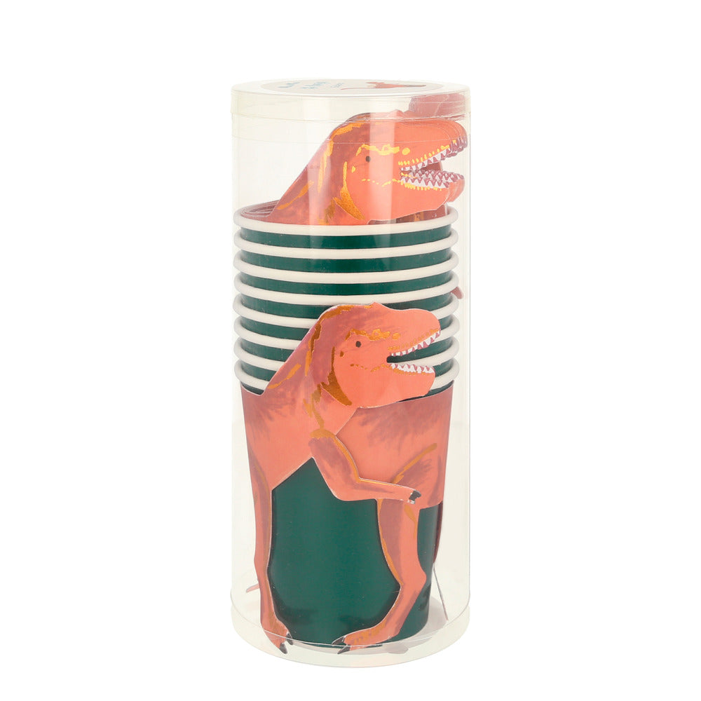 Meri Meri Dino Partybecher T-Rex