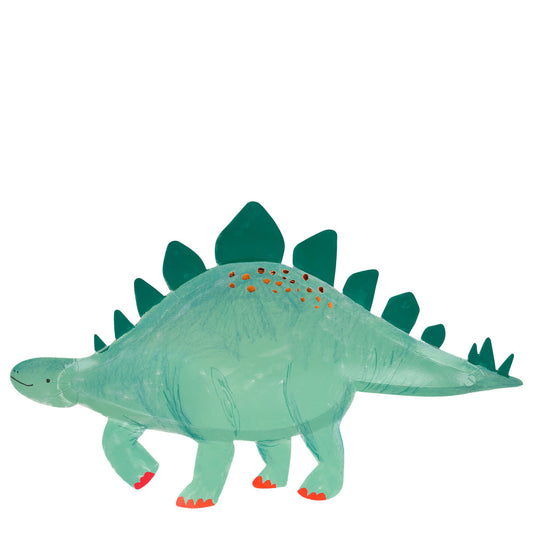 Meri Meri Dino Party Partyteller Pappteller Stegosaurus
