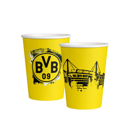 BVB Party Geburtstag Meisterschaft Deko Pappbecher Partybecher Borussia Dortmund